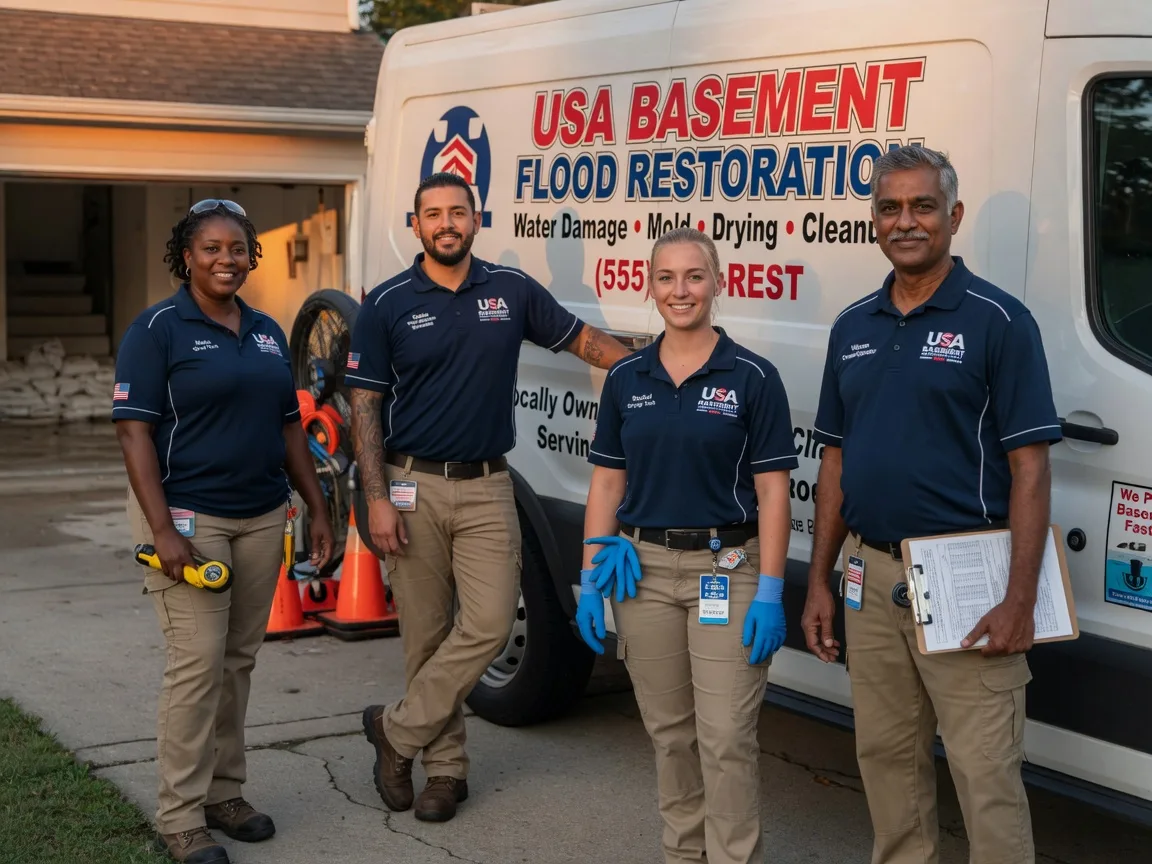 Basement Flood Cleanup company in Meyersville, TX