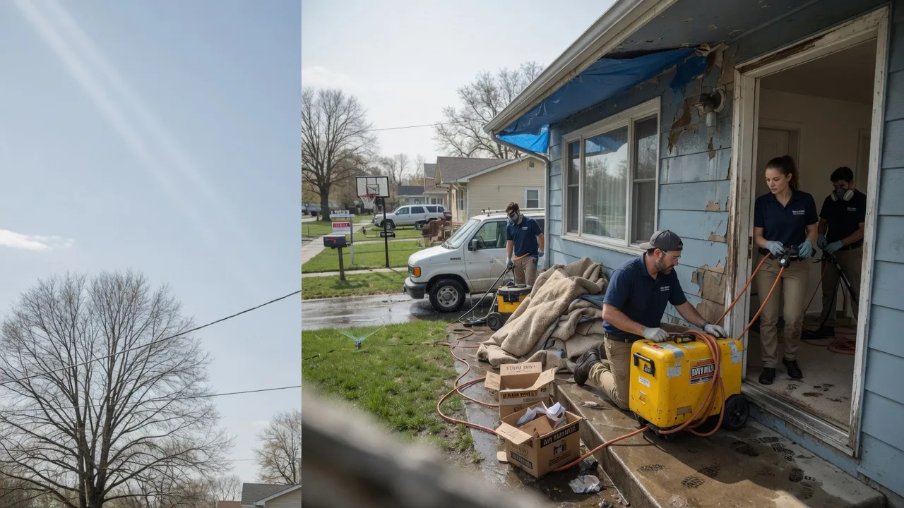 Basement Flood Cleanup in Meyersville, TX near me